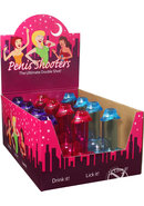 Penis Shooters Double Shot Glasses - Assorted Colors...